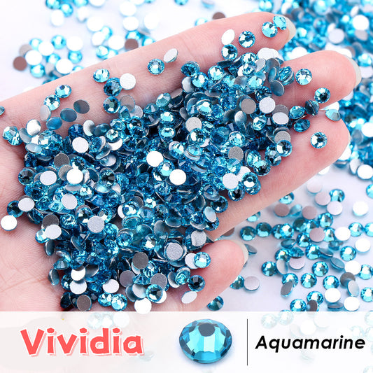 Wholesale 2-5mm Rhinestones Nail Flatback Rhinestones Glue on Crystals for DIY